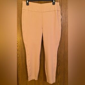Dear Scarlett- Full Length Skinny Pants, Khaki, 1X